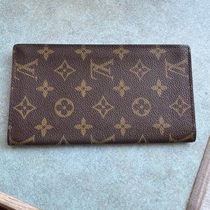 AUTHENTIC Louis Vuitton Monogram   Long Wallet